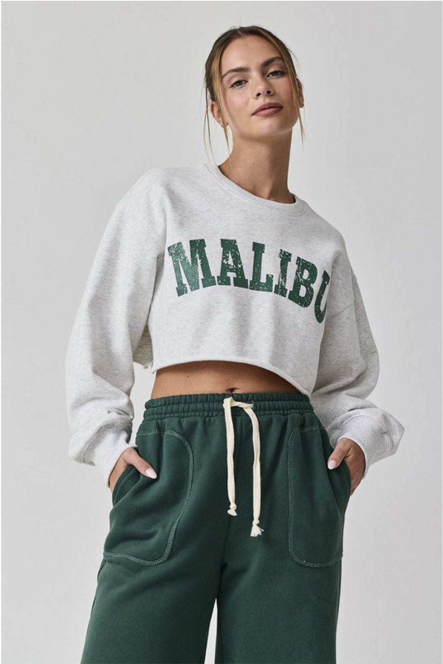 Malibu Cropped Sweatshirt